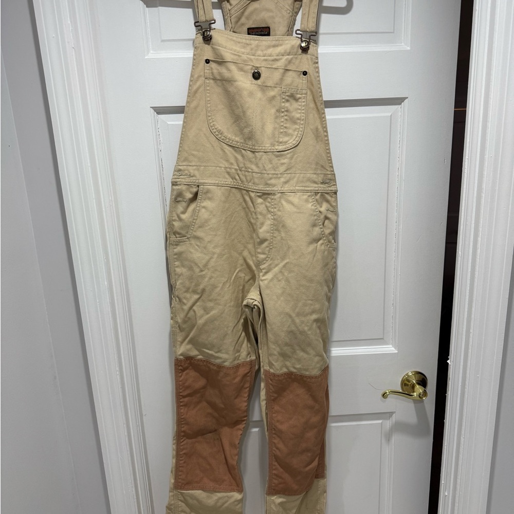 Patagonia Beige and Rust Jumpsuit